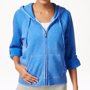 Calvin Klein Performance Fleece Distressed Jacket